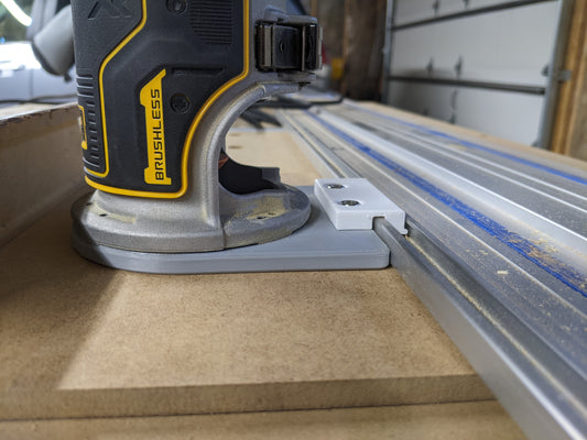 Palm Router Track Guide - Compatible with Kreg Track and Dewalt Router