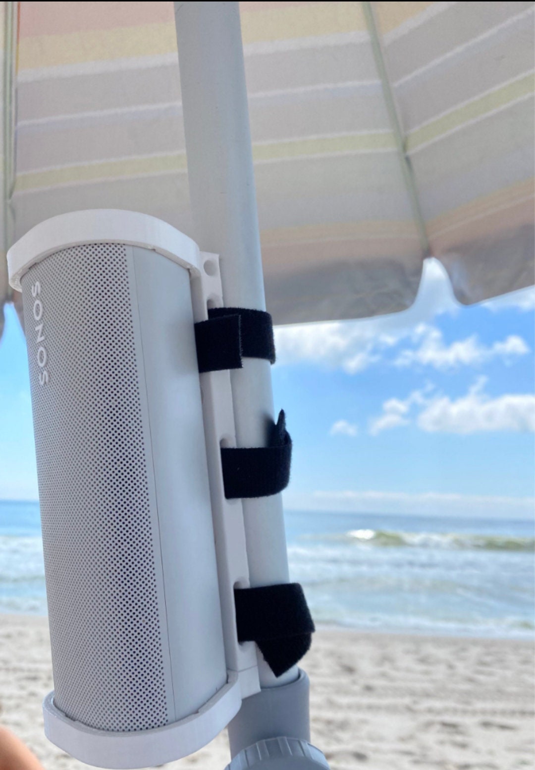 Bluetooth Speaker Mount w/ Hook & Loop Straps - Compatible with Sonos Roam