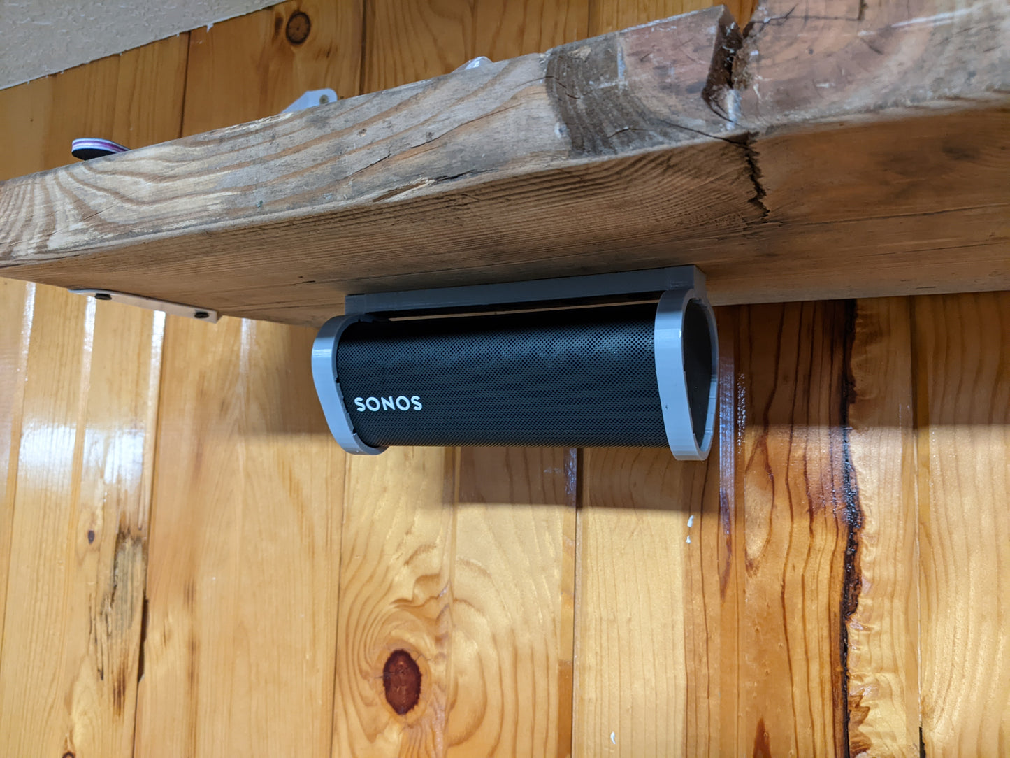 Bluetooth Speaker Mount Rotated (Under-Cabinet) - Compatible with Sonos Roam