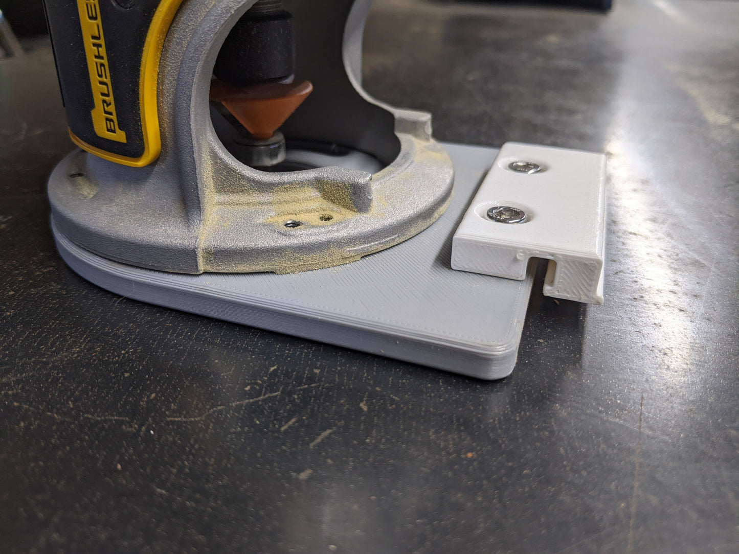 Palm Router Track Guide - Compatible with Kreg Track and Dewalt Router