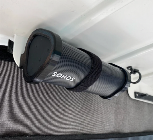 Bluetooth Speaker Mount Rotated w/ Strap - Compatible with Sonos Roam