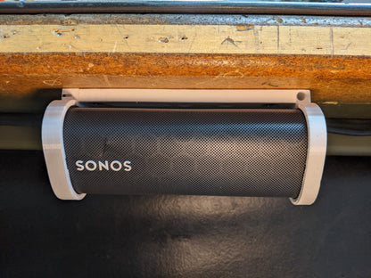 Bluetooth Speaker Mount Rotated (Under-Cabinet) - Compatible with Sonos Roam